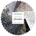 A collage of metallic fabrics from the Silverstone collection