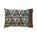 Brown pillowcase featuring fishing and nature themed prints.