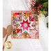 An image of a square folded star hot pad using floral fabrics from the Flower Shop collection