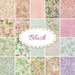 collage of all fabrics included in Blush collection
