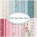 Collage of all fabrics within the wish you were here collection