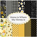 collage of fabrics in the Home is Where Your Honey is FQ Set