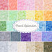 A collage of fabrics included in the Pearl Splendor FQ Set