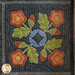 An image of a floral block from the Simple Blessings BOM Quilt.