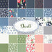 Collage image of fabrics in Dwell collection