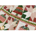 A draped shot of the Countdown to Christmas Quilt.