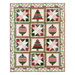 A Countdown to Christmas Quilt on a white background.