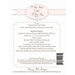 back of pattern booklet featuring project specifications
