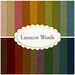 A collage of beautiful wool fabrics included in the Lanacot Wools FQ set