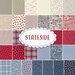 Collage of fabrics included in Stateside fabric collection
