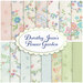 collage of the 15 fabrics that will be included in Dorothy Jeans Flower Garden collection