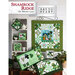 front of Shamrock Ridge block pattern book, showing finished block and additional finished projects