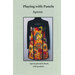 The front of the Playing with Panels apron pattern by J. Minnis Deisgns