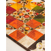 square and triangle design with autumn themed fabrics