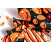 A close-up image of Too Cute to Spook Cloth Napkins.