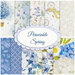 collage of fabrics included in Periwinkle Spring Collection