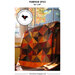 front of pattern booklet featuring a picture of the finished project, a quilt draped over a chair in front of a window