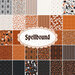 Collage of fabrics in the Spellbound collection