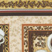 close up image of fabric panel with 6 block each featuring a coffee themed scene