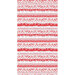 red and white christmas themed border stripes