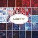 FQ Set of Artisan Batiks Liberty Fabrics collection, consisting of red, white, and blue patriotic fabrics