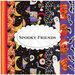 A collage of fabrics included in the Spooky Friends FQ Set by Studio E Fabrics