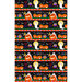 Border stripe fabric with ghosts, jack-o-lanterns, owls, moons, and more!