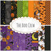 A collage of fabrics included in The Boo Crew by Wilmington Prints
