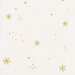 closer image of white background with gold snowflakes