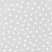 digital image of fabric with messy white polka dots on a white background