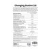 Image of Changing Station 2.0 back cover with project specifications and supplies needed list