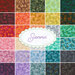 collage of all fabrics included in the sienna collection in a square grid