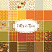 collage of all fabrics included in Fall's in Town collection
