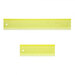 A photo of two yellow rulers, one measuring 12