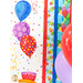 A close-up image of balloons on a Party Time! Wall Hanging.