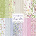 collage of all fabrics included in Sugar Lilac layer cake