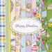 collage of all fabrics included in Hoppy Hunting collection