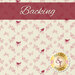 red birds, vines and small berries on a cream background with a red banner at the top that reads 