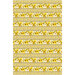 fabric featuring a border stripe pattern with sunflowers and daisies with white and yellow ditsy flowers. 