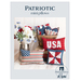 Front cover of the Patriotic Mini Pillow Pattern showing an image of the finished project