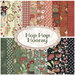 collage of all fabrics included in Hop Hop Hooray collection FQ set