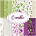 collage of all fabrics included in Camille fabric collection