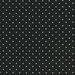 black fabric with tiny cream polka dots