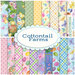 Collage of fabrics from the Cottontail Farms collection 