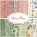 graphic of all fabrics in the Daisy Days collection fq set