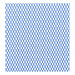 Photo of a piece of blue mesh fabric isolated on a white background