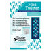 Cover of Mini twister template with multiple descriptors and a teal and white design