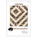 Front cover of the tumbleweed pattern with a photograph of a neutral colored geometric quilt