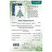 Back of Flurries & Pines pattern featuring project specifications and fabric requirements