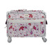 Tutto 1XL Sewing Machine Trolley Rose Gray with Pink Daisies Gray Frame